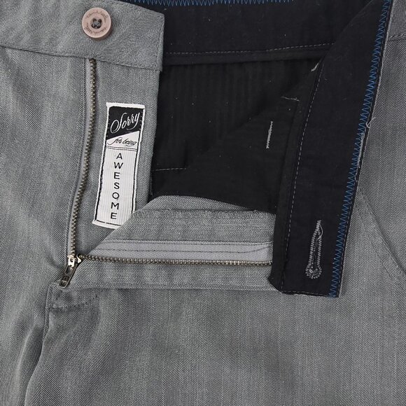 Travis Mathew Shorts Men's Size 32 Gray Golf Stretch Lightweight Flat Front Chin - Picture 3 of 4